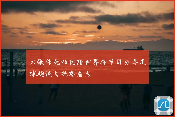 大张伟亮相优酷世界杯节目分享足球趣谈与观赛看点